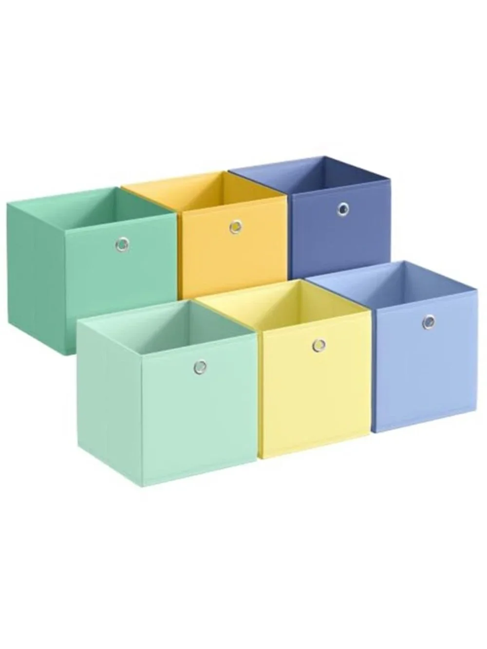 Storage Cubes Set of 6 Odorless Foldable Storage Boxes | Closet